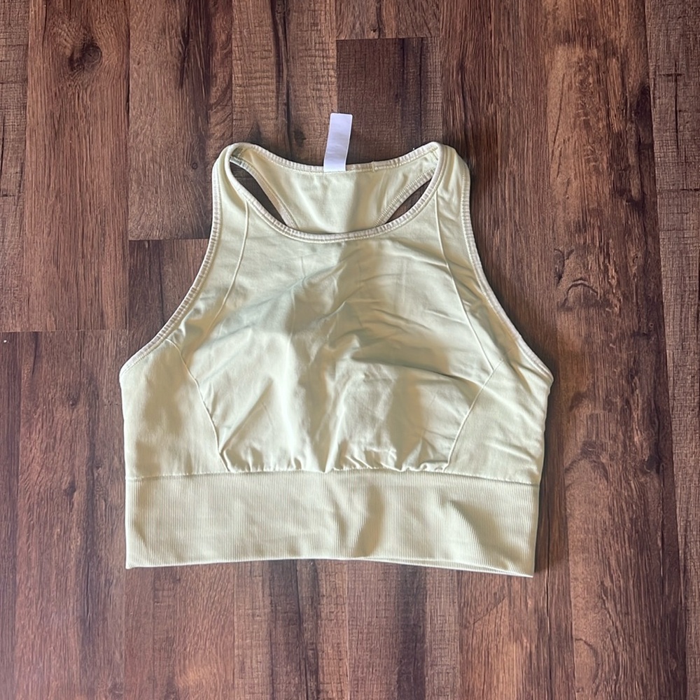 Lululemon Ebb To Train Sports Bra- Dew Green